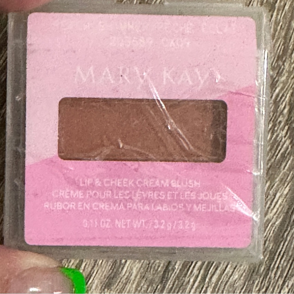Mary Kay Lip &‎ Cheek Cream Blush - Peach Shimmer #203689 NEW IN BOX